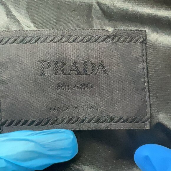 Vintage Prada Nylon Belted Rain Jacket - Picture 7 of 8